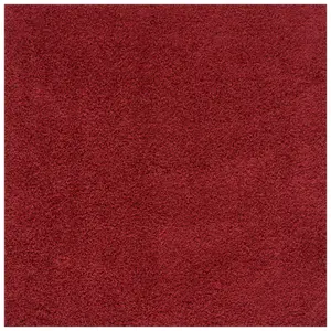 Myshaggy Collection Living Room Rugs Solid Design  Red