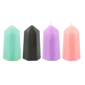 Something Different Crystal Candles (Pack of 16) Multicoloured (One Size)