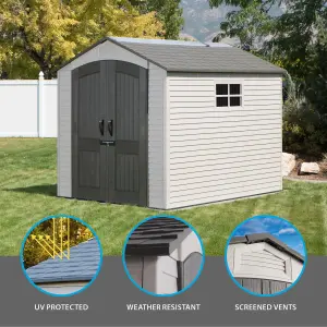 Lifetime 7 Ft. x 9.5 Ft. Outdoor Storage Shed