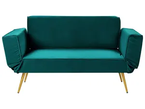 Sofa Bed SAARELA Emerald Green