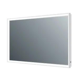 Solstice Chrome LED Illuminated Backlit Bathroom Mirror (H)700mm (W)1000mm