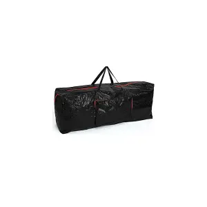 Ram Black Extra Large Christmas Tree Storage Bag Suitable for up to 7ft Trees With Side Pocket Pouch