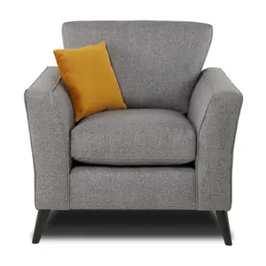 Modern Home Caxton 3+2 Seater Sofa Set with Armchair Charcoal