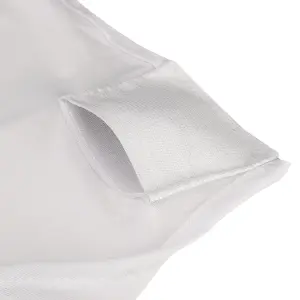 Polyester Spandex Chair Cover for Wedding Decoration - White, Pack of 1