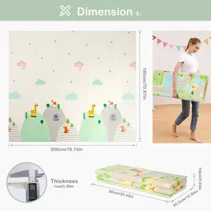 Sesco 180cm L Foam Playmat Pet Park