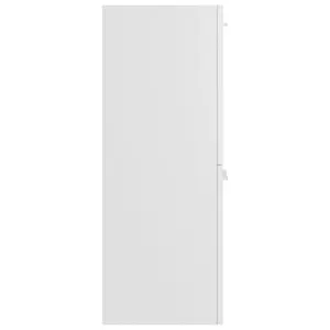 Berkfield Bathroom Cabinet High Gloss White 30x30x80 cm Engineered Wood