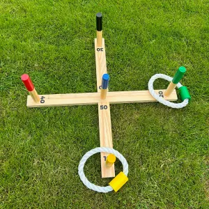 Garden Games Ring Toss Family Outdoor Play Party Bonding Lawn Kids Fun Activity