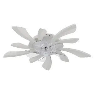 30.7'' Dia Creative White LED Ceiling Fan Light with Remote Control