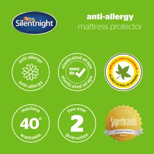 Silentnight Anti Allergy Mattress Protector - Single - 2 Pack