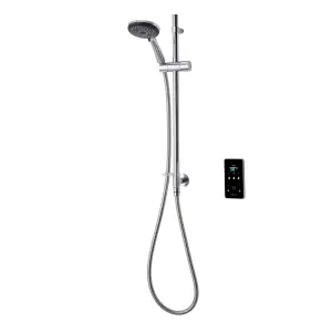 Triton ENVi® Gloss Silver effect Thermostatic Electric Shower, 9kW