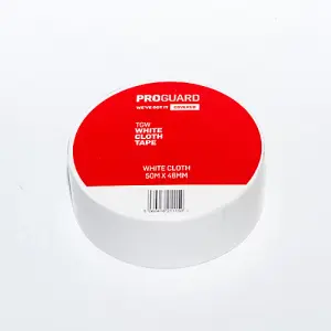 PROGUARD WHITE CLOTH TAPE 48MM X 50M