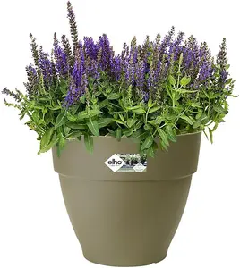 Elho Recycled Plastic Vibia Campana Sage 30cm Round Plant Pot