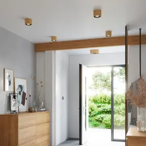 Basic Wood Natural 1 Light Classic Ceiling Light