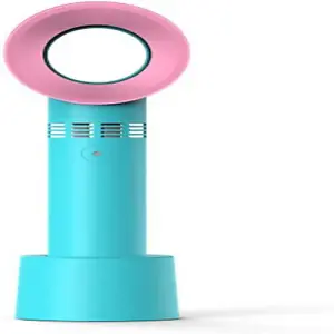 Mini Bladeless Cooler Fan - Rechargeable USB, Suitable For Summer, Use At Home, Office, Travel & Outdoors