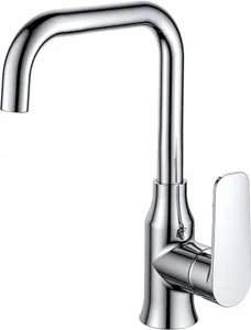 VURTU Minerva D Shape Single Lever Tap, 255(H) x 111(W), Chrome, 261105