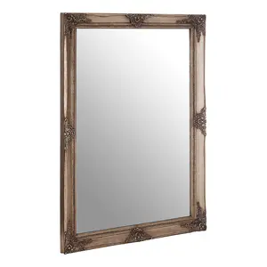 Interiors by Premier Baroque Rectangular Gold Wall Mirror