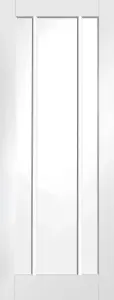 Internal Worcester White Clear Glass Primed Door 2040 x 626 x 40mm