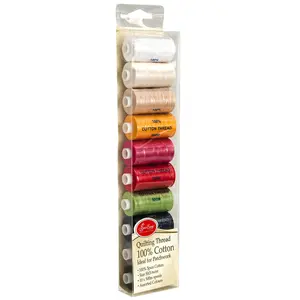 SE CTTN THRD ASTD - Quilter's Thread Pack 10 x 500m - Sew Easy