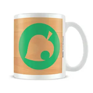 Animal Crossing Nook Inc Mug White/Natural/Green (One Size)