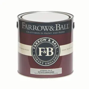 Farrow & Ball Estate String No.8 Matt Emulsion paint, 2.5L