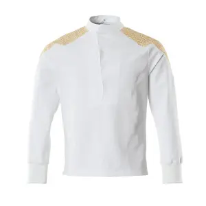 Mascot Food & Care Ultimate Stretch Smock (White/Curry Gold)  (XX Large)