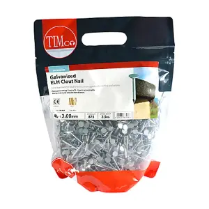 TIMCO Extra Large Head Clout Nails Galvanised - 40 x 3.00