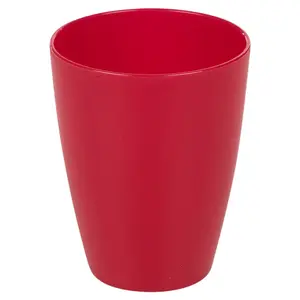 URBNLIVING 10cm Height Fuchsia 6 Small Plastic Drinking Cups 330ml