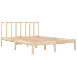 Berkfield Bed Frame Solid Wood Pine 160x200 cm