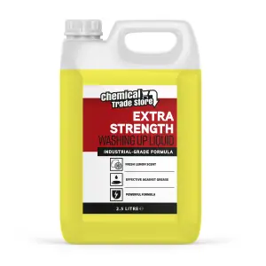 Chemical Trade Store - Concentrated Washing Up Liquid - Lemon - 2.5 Litre