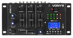 Vonyx STM3030 4 Channel DJ Mixer With Bluetooth