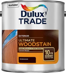 Dulux Trade Ultimate Weathershield Woodstain - Rosewood - 2.5L