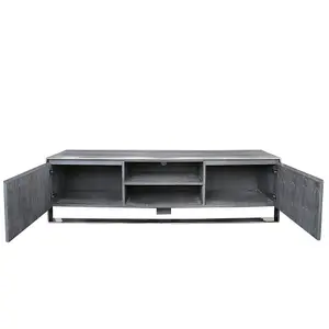 Kelton 2 Door Grey Entertainment Unit / TV Stand