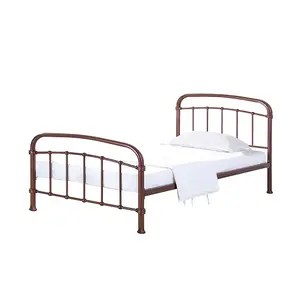 Halston 3.0 Single Metal Copper Bed