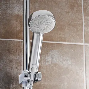 Aqualisa Smart Link Exposed valve Gravity-pumped Ceiling fed Smart Digital 4-spray pattern Shower with Adjustable & Fixed Shower head