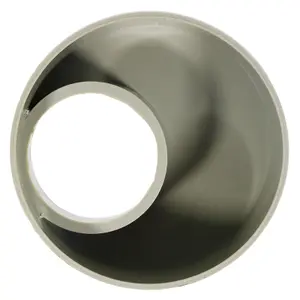 SPARES2GO 110mm to 56mm (50mm) Solvent Weld Soil System Waste Pipe Reducer Adaptor (Olive Grey)