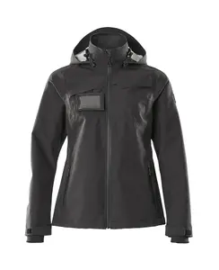 Mascot Accelerate Ladies Waterproof Outer Shell Jacket (Black)  (XXXX Large)