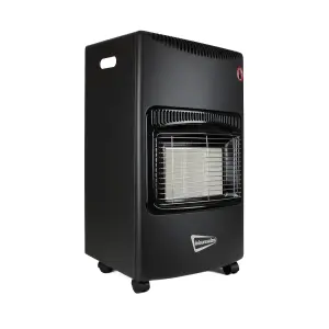 Leisurewize 3 Heat Settings Portable Gas Cabinet Heater with Safety Guard and Wheels