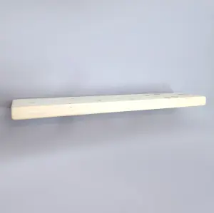 Handmade Wooden Rustic Floating Shelf 175mm Unprimed Length of 110cm