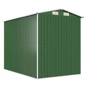 6 ft. W x 9 ft. D Galvanised Steel Apex Garden Shed