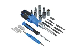 Laser Tools 7921 15 in 1 Ratchet Screwdriver and Bit Set