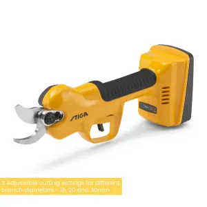 Stiga 30mm Battery-powered Cordless Pruner & shrub shears