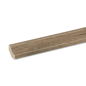 GoodHome DECOR155 Wood effect Scotia trim, 220cm