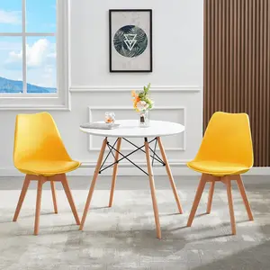 Nero Upholstered Side Chair (Set of 4) Yellow