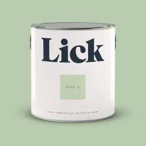 Lick Green 13 Matt Emulsion paint, 2.5L