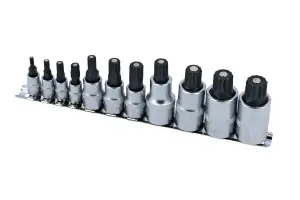 Laser Tools 8923 Magnetic XZN / Spline Bit Set 11pc