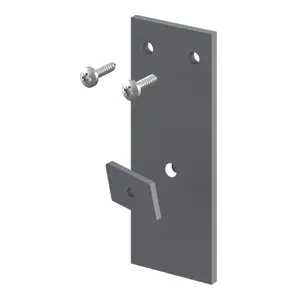 GoodHome Innovo Grey Bracket, (W)37mm