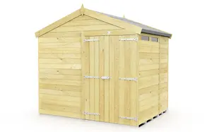 DIY Sheds 8x7 Apex Security Shed - Double Door