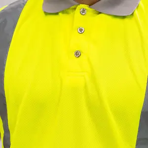 Timco - Hi-Visibility Polo Shirt - Long Sleeve - Yellow (Size Small - 1 Each)