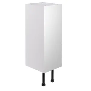 Cooke & Lewis Santini Gloss White Curved Base cabinet (W)160mm (H)852mm