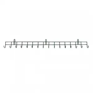 Oypla 16 Hook Wall Mounted Garden Tool Storage Rack Hanger Shed & Garage